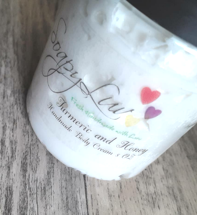 Turmeric and Honey Handmade Body Cream