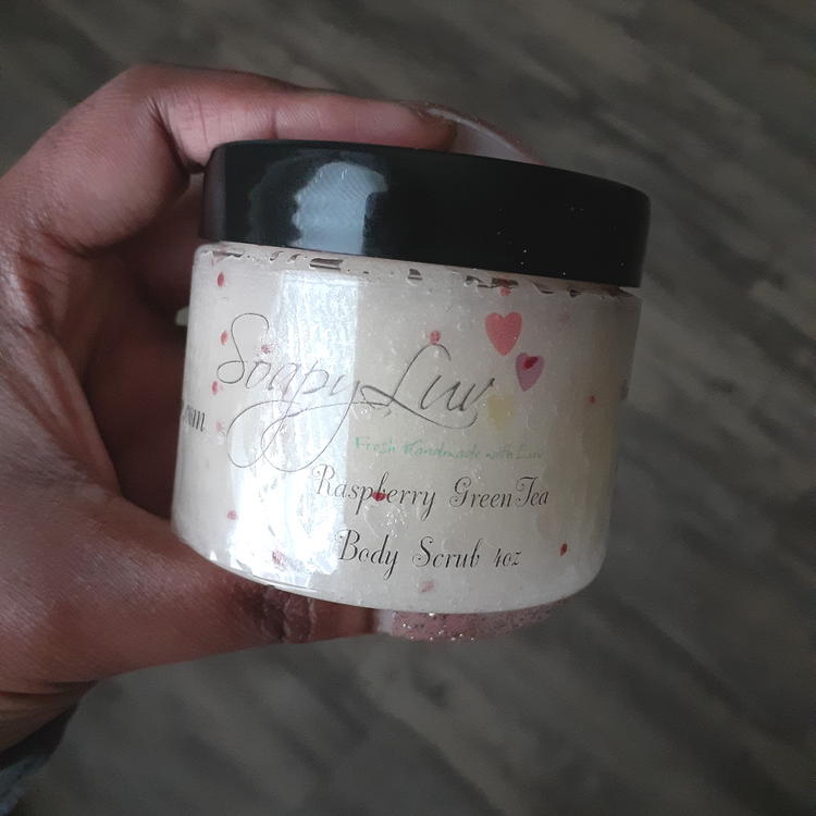 Raspberry Green Tea Body Scrub