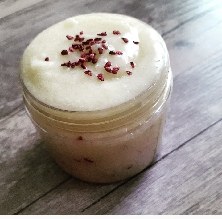 Raspberry Green Tea Body Scrub