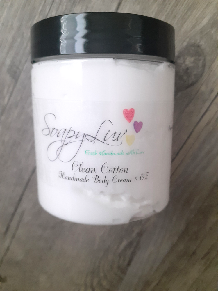 Clean Cotton Handmade Body Cream