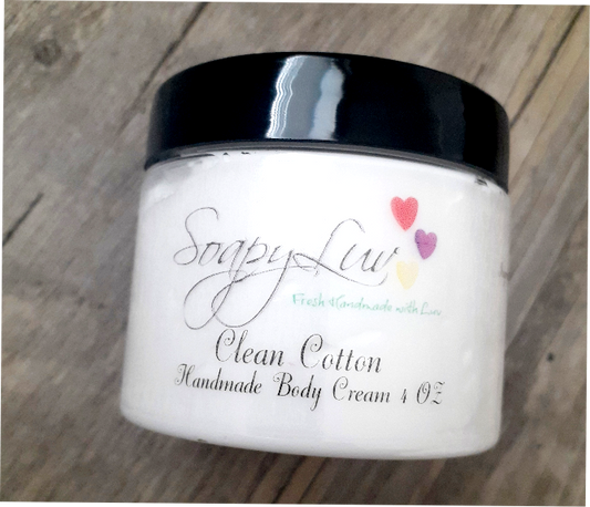 Clean Cotton Handmade Body Cream